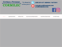 Tablet Screenshot of cormilecpanama.com